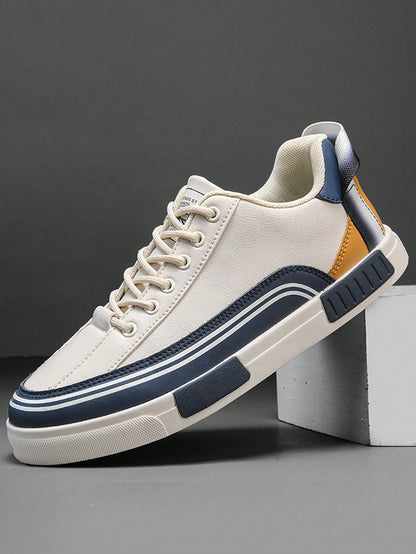 Men's Sport Shoes Summer New Leather Non-Slip Wear-Resistant Flat Comfortable Men's Skate Shoes Large Size 47 Outdoor Casual Men's Hiking Shoes Fashion Luxury Men's Flat Slip-On Sport Shoes Deodorizing Casual Leather Sport Men's Skateboard Shoes Beige